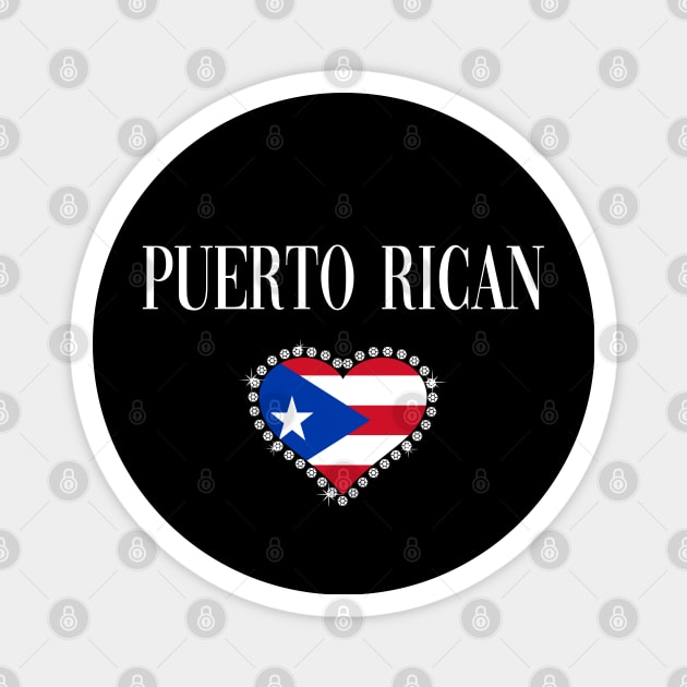 Camiseta de Mujer Puerto Rican Girl Women T-shirt Magnet by soccer t-shirts